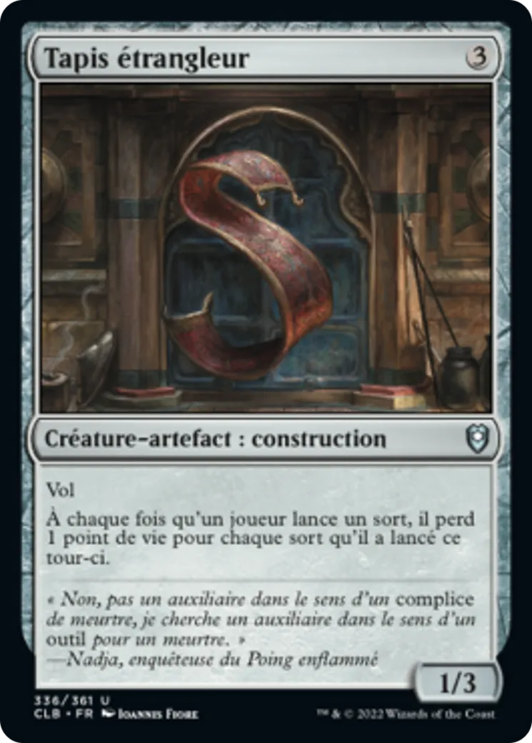 Tapis étrangleur — Commander Legends: Battle for Baldur's Gate — Magic: The Gathering