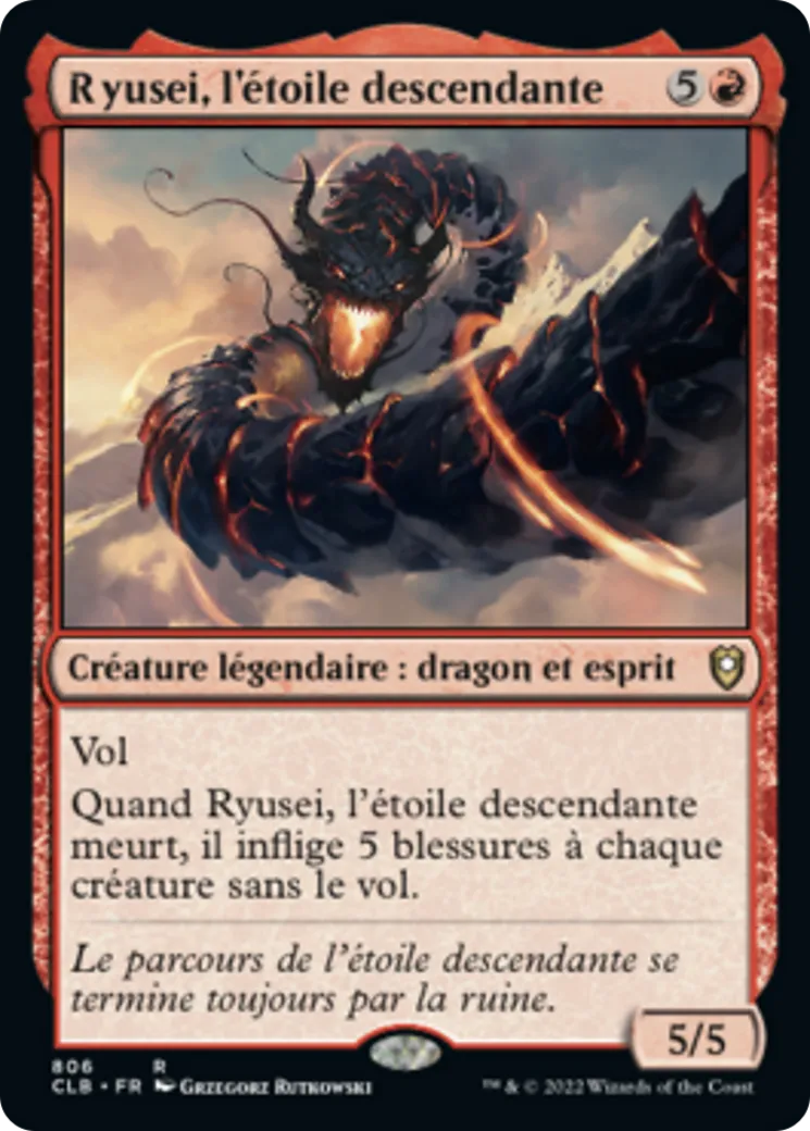 Ryusei, l'étoile descendante — Commander Legends: Battle for Baldur's Gate — Magic: The Gathering
