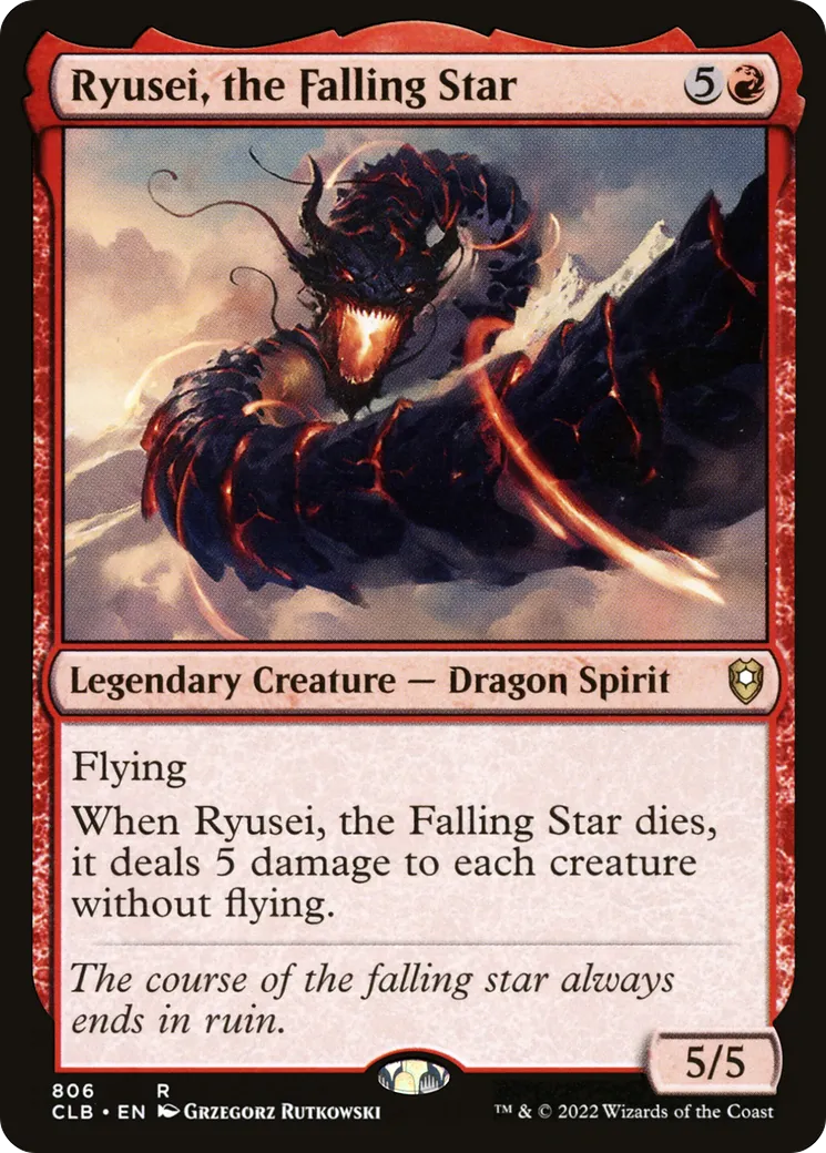 Ryusei, the Falling Star — Commander Legends: Battle for Baldur's Gate — Magic: The Gathering