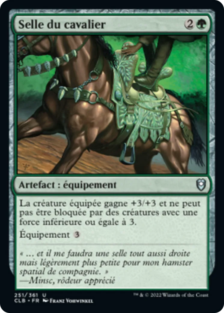 Selle du cavalier — Commander Legends: Battle for Baldur's Gate — Magic: The Gathering
