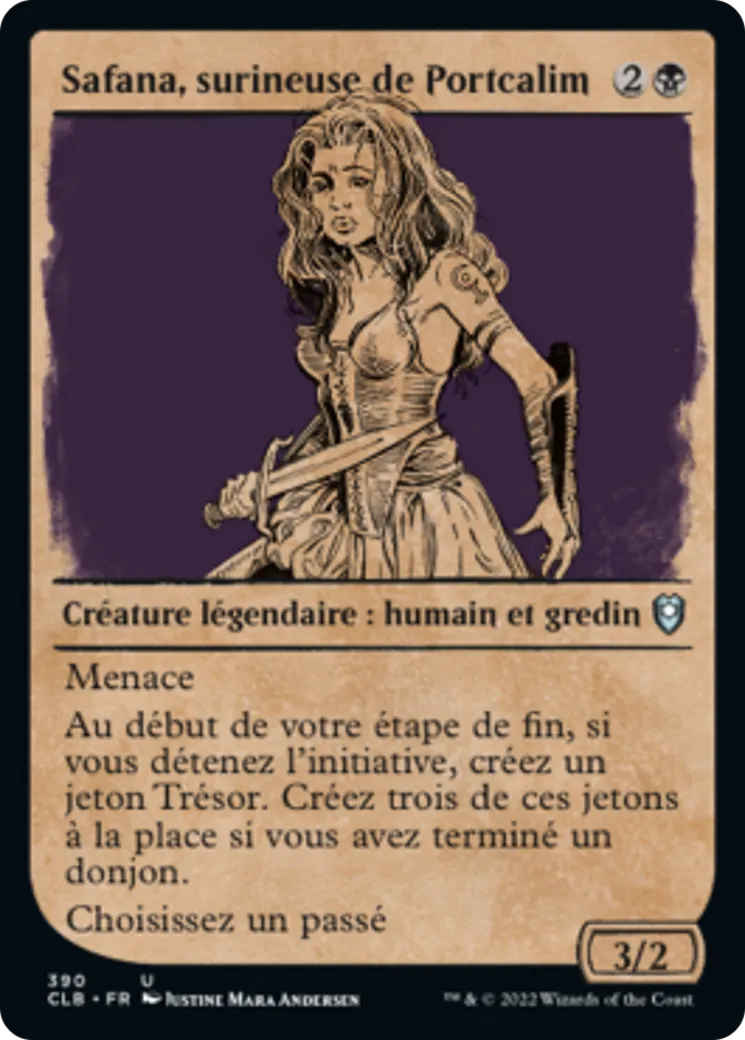 Safana, surineuse de Portcalim — Commander Legends: Battle for Baldur's Gate — Magic: The Gathering