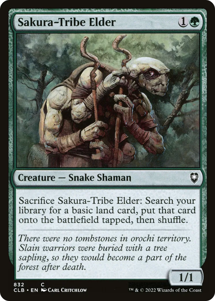 Sakura-Tribe Elder — Commander Legends: Battle for Baldur's Gate — Magic: The Gathering