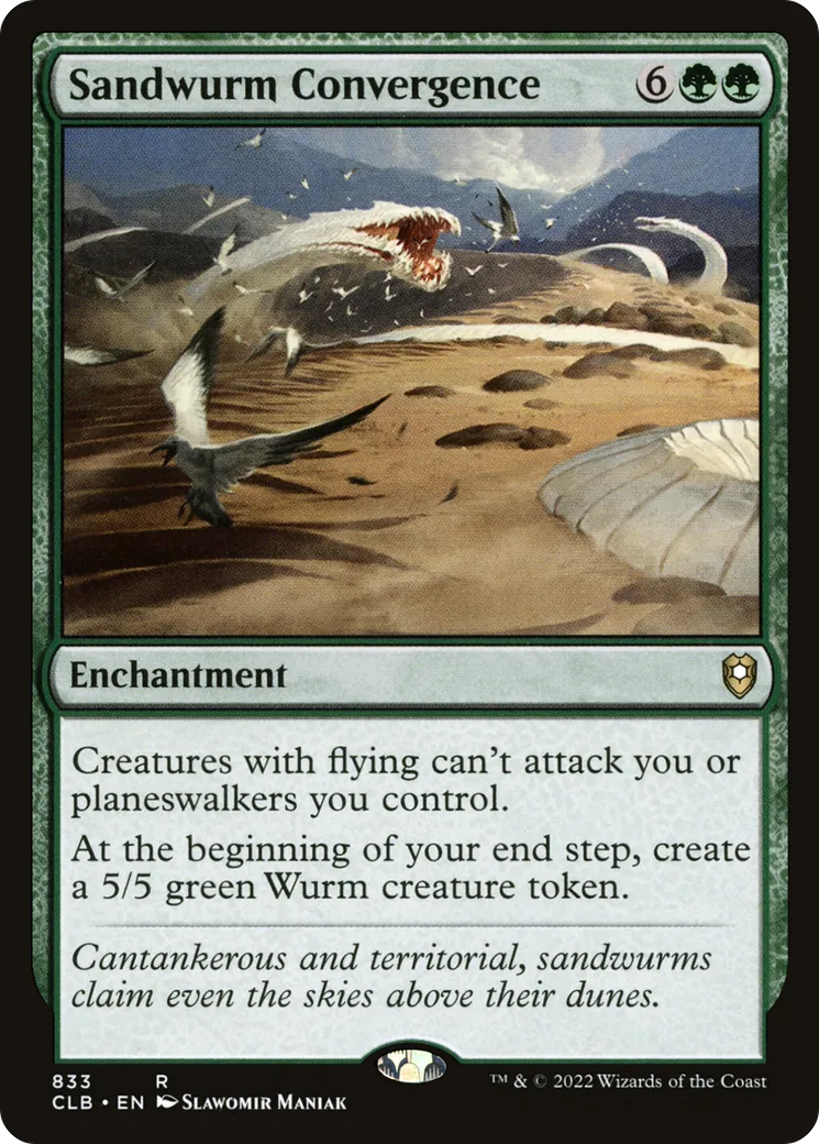 Convergence des guivres des sables — Commander Legends: Battle for Baldur's Gate — Magic: The Gathering
