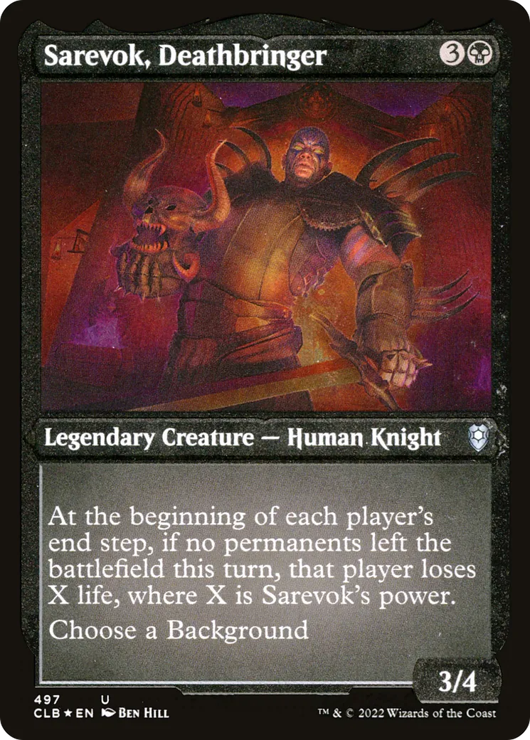Sarevok, portemort — Commander Legends: Battle for Baldur's Gate — Magic: The Gathering