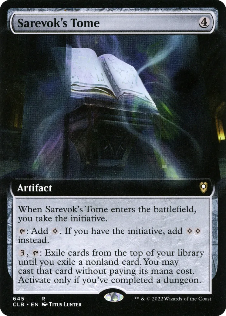 Sarevok's Tome — Commander Legends: Battle for Baldur's Gate — Magic: The Gathering