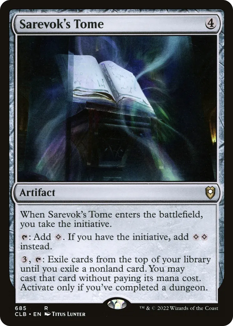 Sarevok's Tome — Commander Legends: Battle for Baldur's Gate — Magic: The Gathering