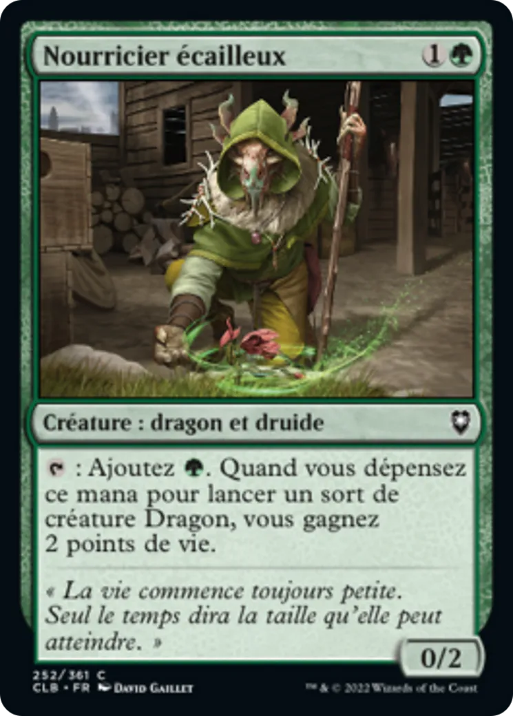 Nourricier écailleux from Commander Legends: Battle for Baldur's Gate - Magic: The Gathering