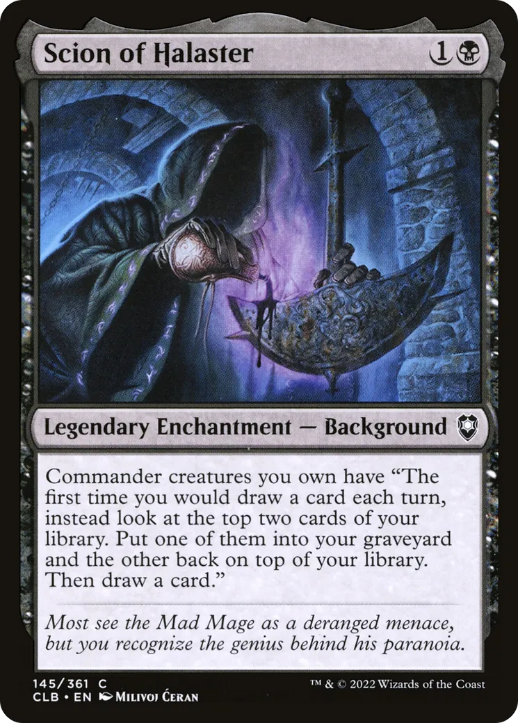 Scion d'Halaster — Commander Legends: Battle for Baldur's Gate — Magic: The Gathering