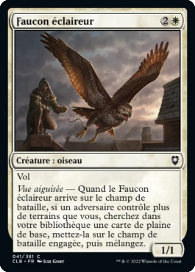 Faucon éclaireur — Commander Legends: Battle for Baldur's Gate — Magic: The Gathering