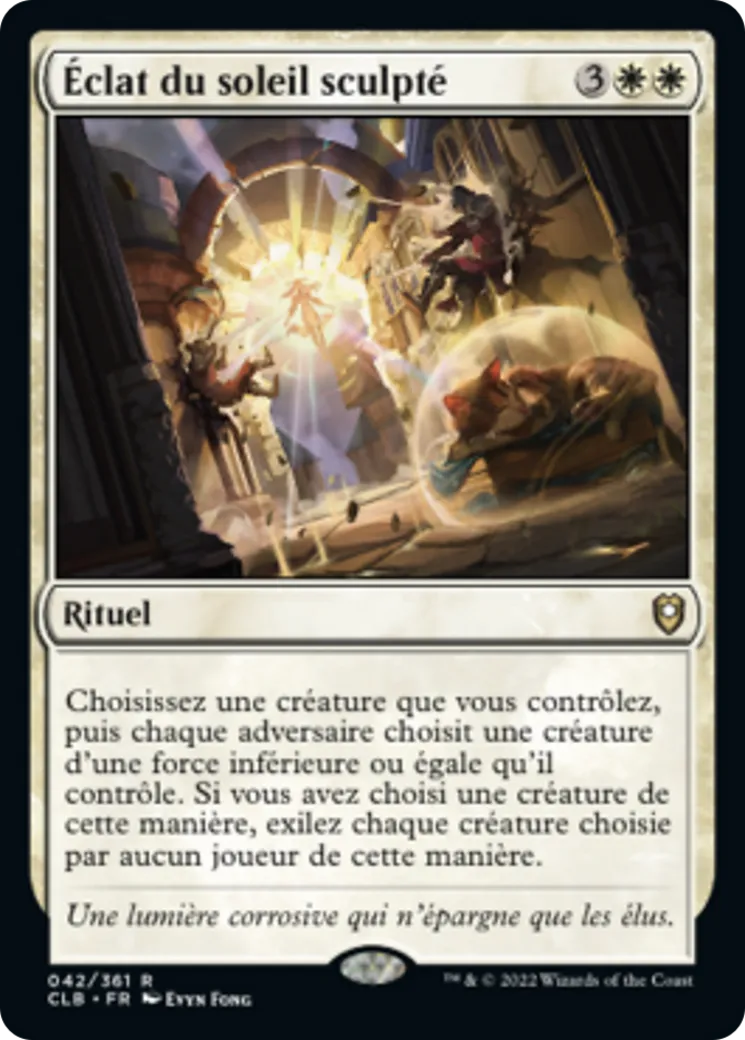 Éclat du soleil sculpté from Commander Legends: Battle for Baldur's Gate - Magic: The Gathering
