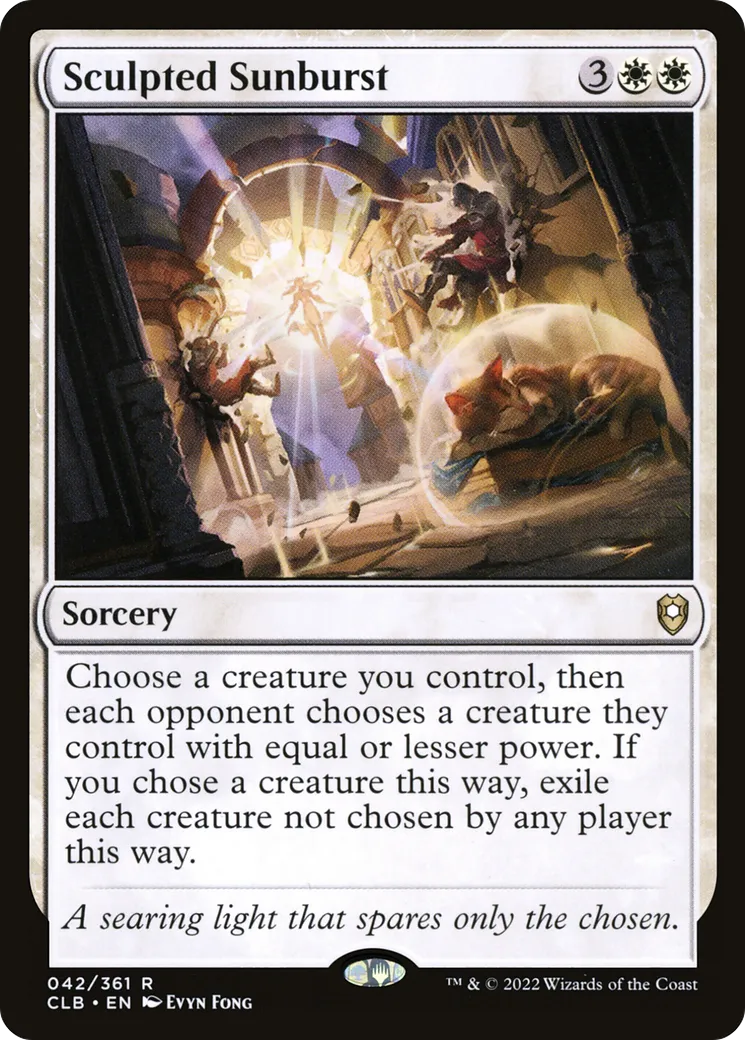 Éclat du soleil sculpté — Commander Legends: Battle for Baldur's Gate — Magic: The Gathering