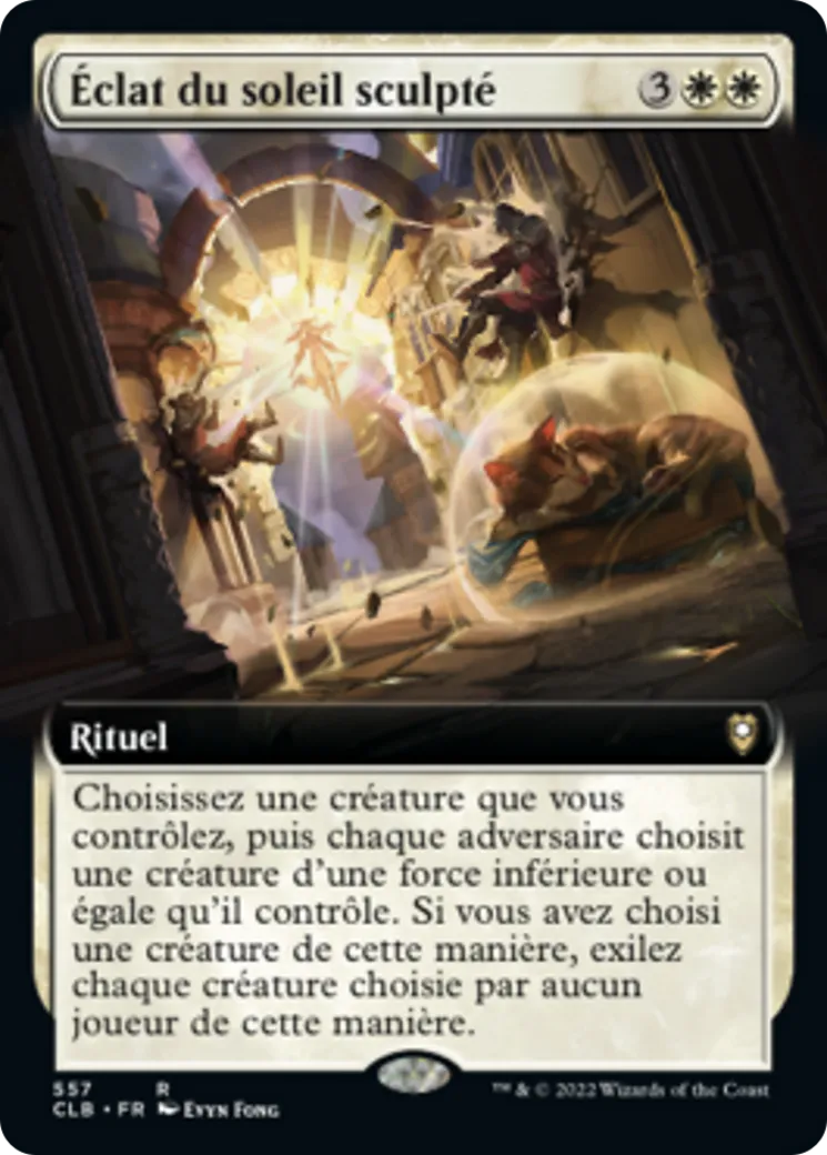 Éclat du soleil sculpté — Commander Legends: Battle for Baldur's Gate — Magic: The Gathering