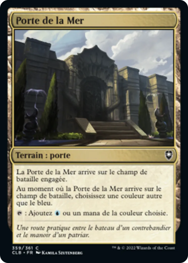 Porte de la Mer — Commander Legends: Battle for Baldur's Gate — Magic: The Gathering