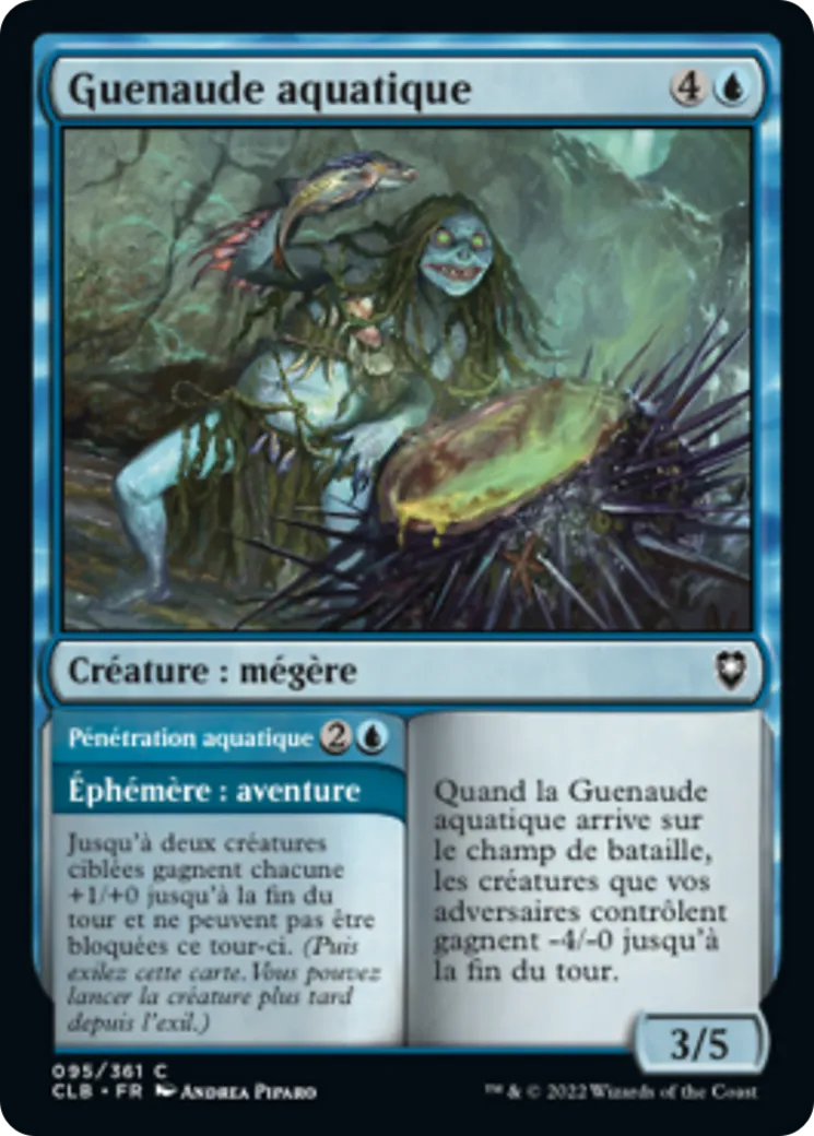 Guenaude aquatique // Pénétration aquatique from Commander Legends: Battle for Baldur's Gate - Magic: The Gathering