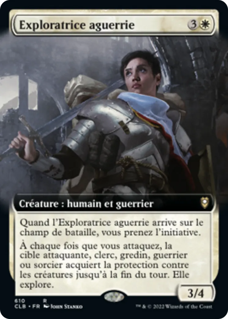 Exploratrice aguerrie — Commander Legends: Battle for Baldur's Gate — Magic: The Gathering