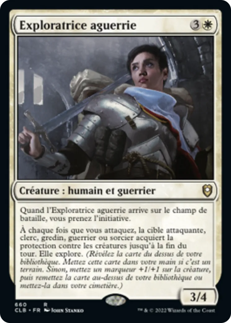 Exploratrice aguerrie from Commander Legends: Battle for Baldur's Gate - Magic: The Gathering