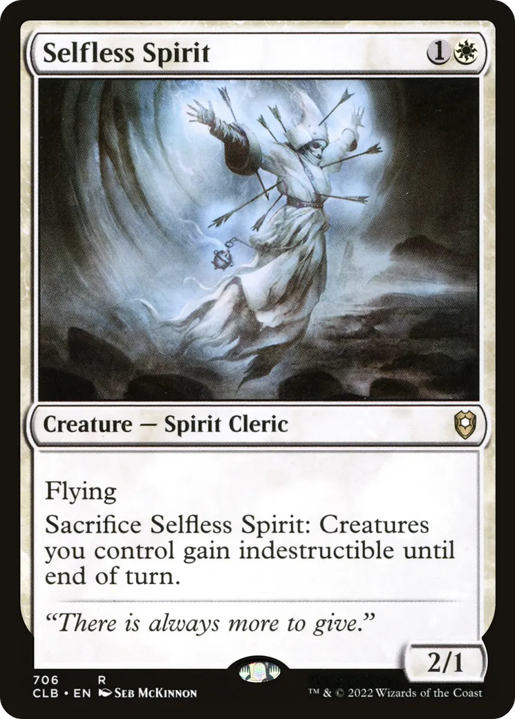Selfless Spirit — Commander Legends: Battle for Baldur's Gate — Magic: The Gathering