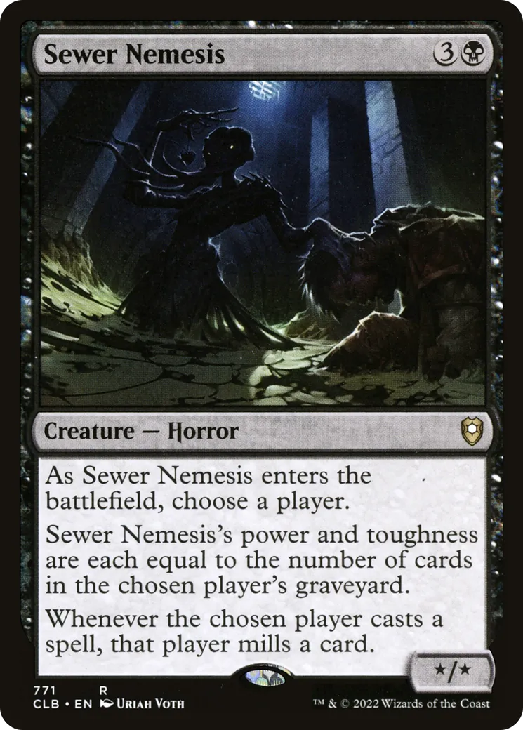 Sewer Nemesis from Commander Legends: Battle for Baldur's Gate - Magic: The Gathering