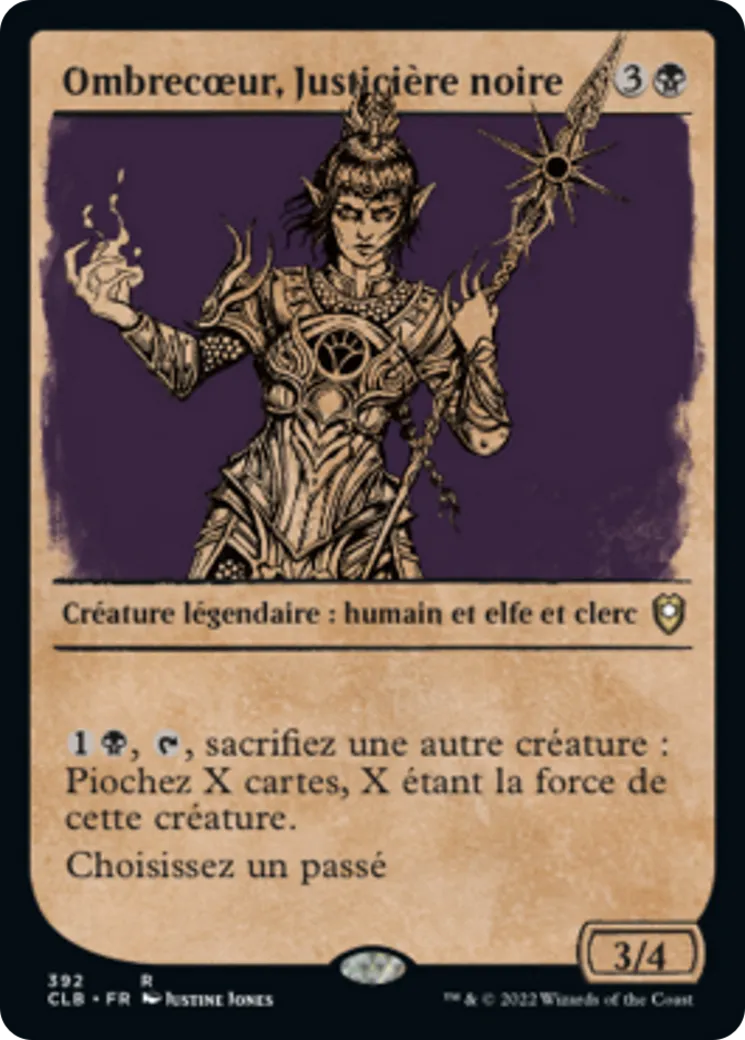 Ombrecœur, Justicière noire — Commander Legends: Battle for Baldur's Gate — Magic: The Gathering