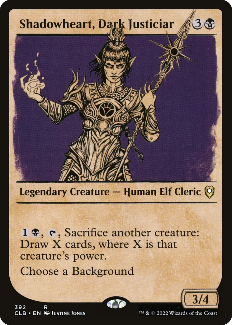 Shadowheart, Dark Justiciar — Commander Legends: Battle for Baldur's Gate — Magic: The Gathering