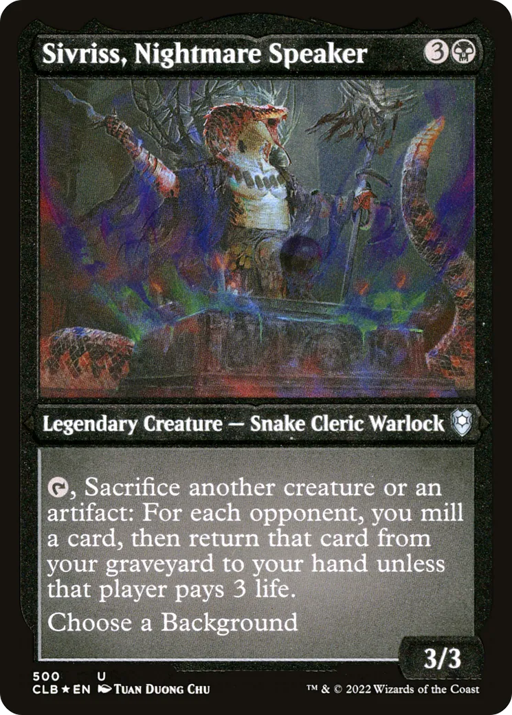 Sivriss, annonciateur de cauchemars — Commander Legends: Battle for Baldur's Gate — Magic: The Gathering
