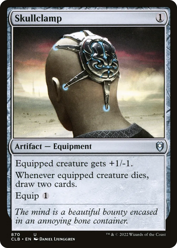 Skullclamp — Commander Legends: Battle for Baldur's Gate — Magic: The Gathering