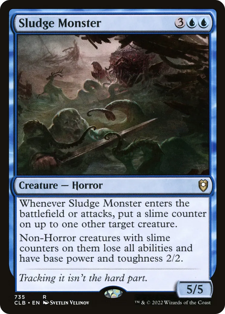 Sludge Monster from Commander Legends: Battle for Baldur's Gate - Magic: The Gathering