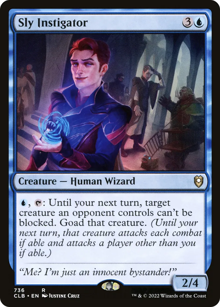 Sly Instigator — Commander Legends: Battle for Baldur's Gate — Magic: The Gathering