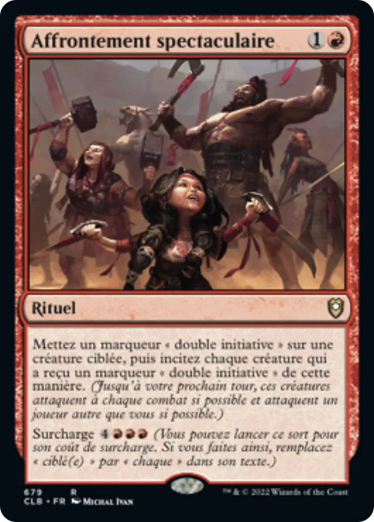 Affrontement spectaculaire — Commander Legends: Battle for Baldur's Gate — Magic: The Gathering