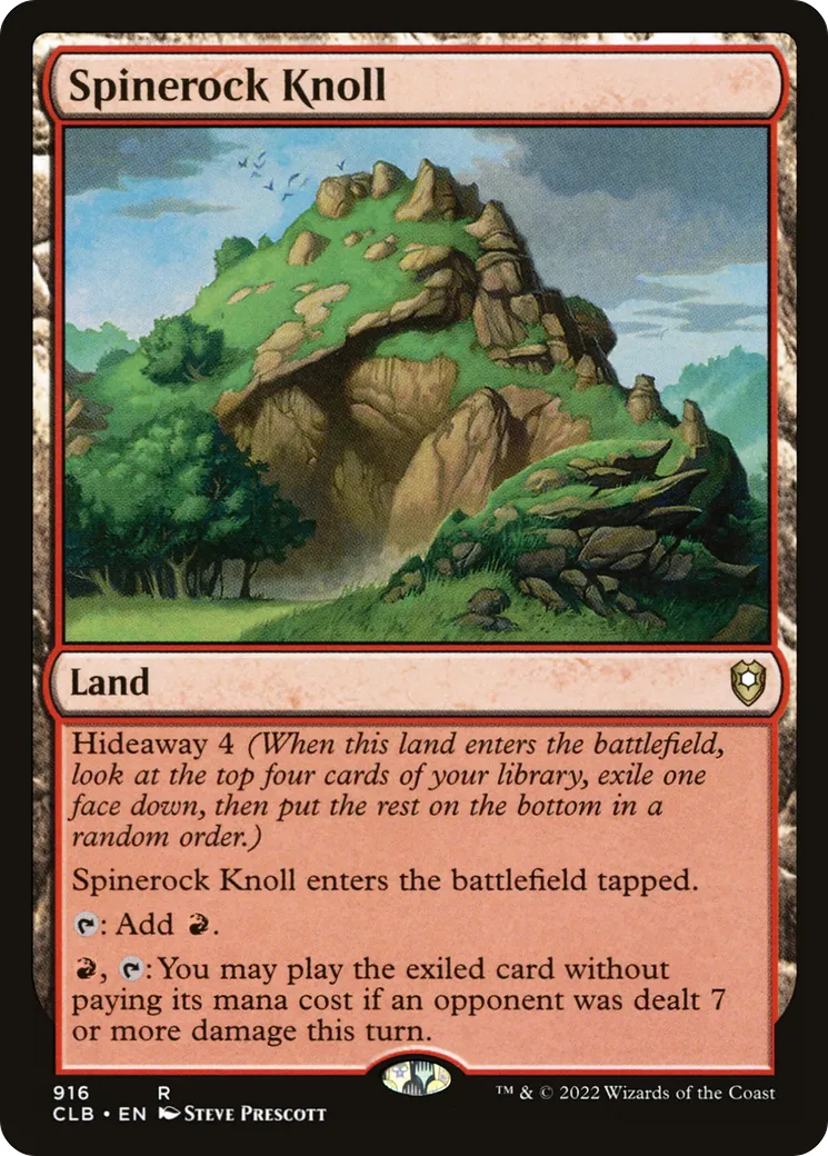 Tertre de Rochépine — Commander Legends: Battle for Baldur's Gate — Magic: The Gathering