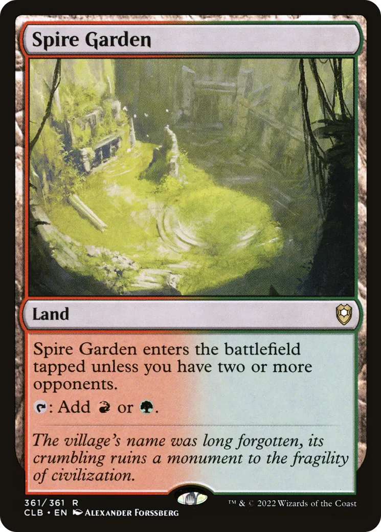 Spire Garden — Commander Legends: Battle for Baldur's Gate — Magic: The Gathering