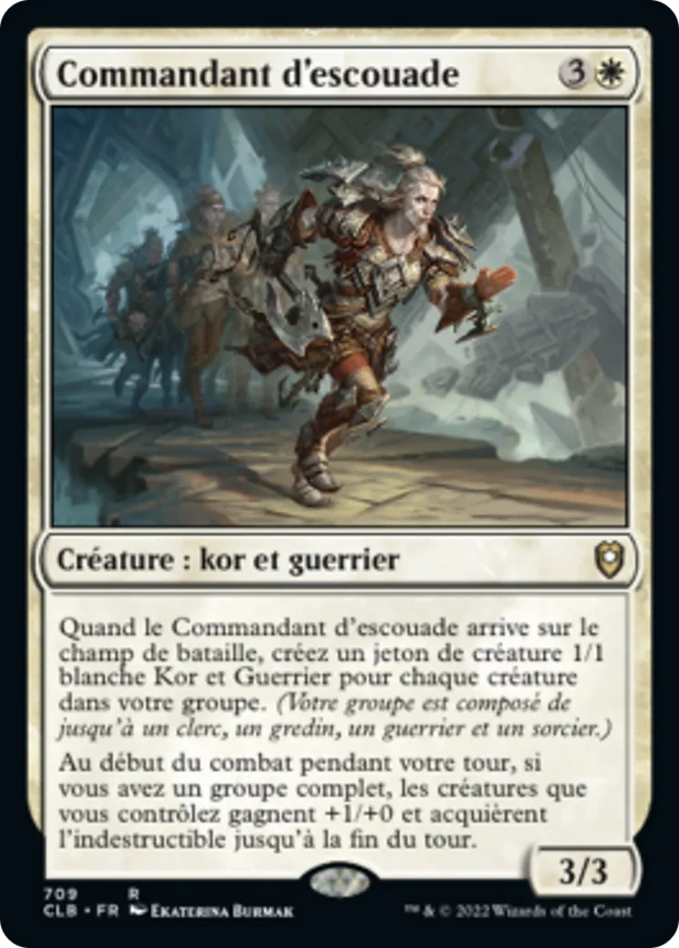 Commandant d'escouade from Commander Legends: Battle for Baldur's Gate - Magic: The Gathering