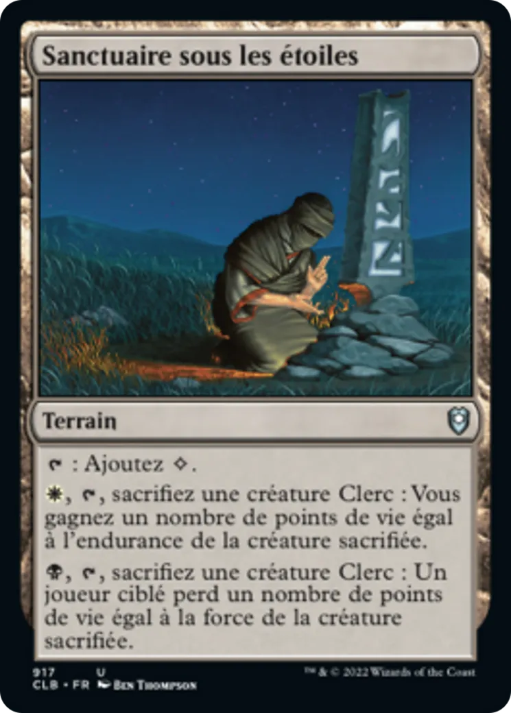Sanctuaire sous les étoiles — Commander Legends: Battle for Baldur's Gate — Magic: The Gathering