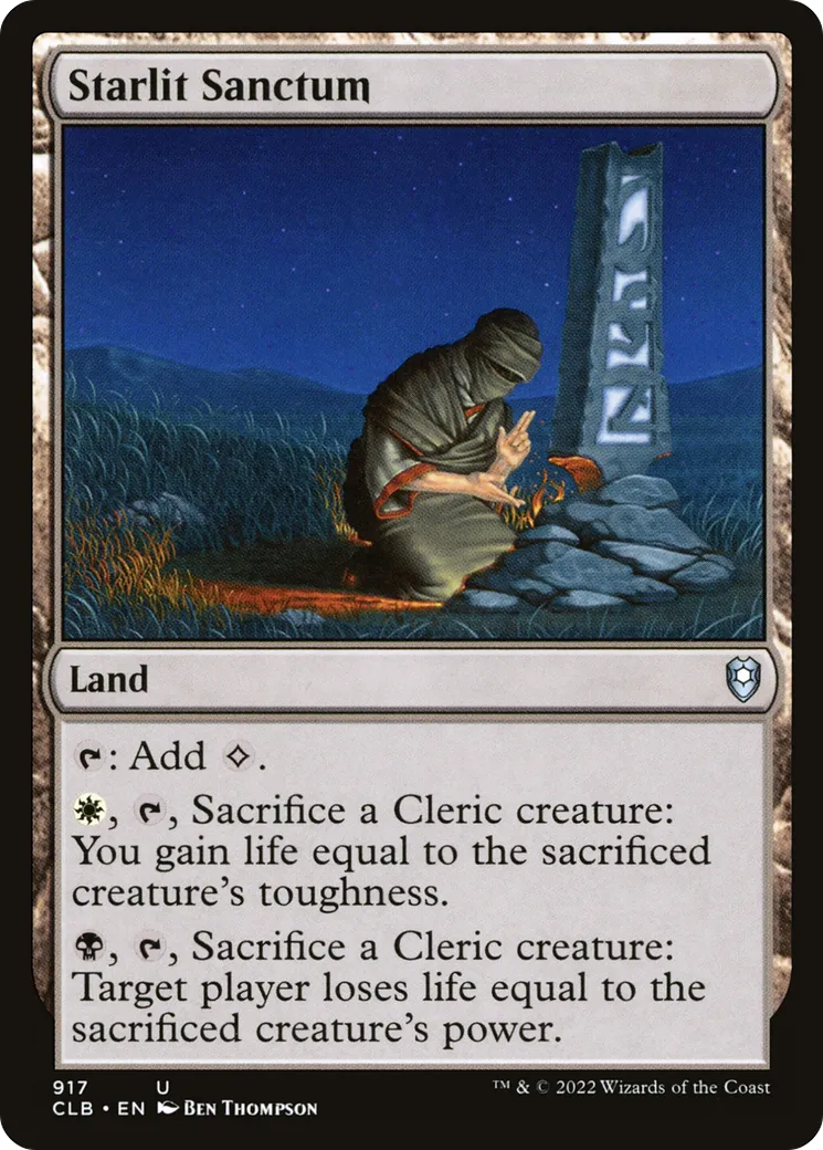 Starlit Sanctum — Commander Legends: Battle for Baldur's Gate — Magic: The Gathering