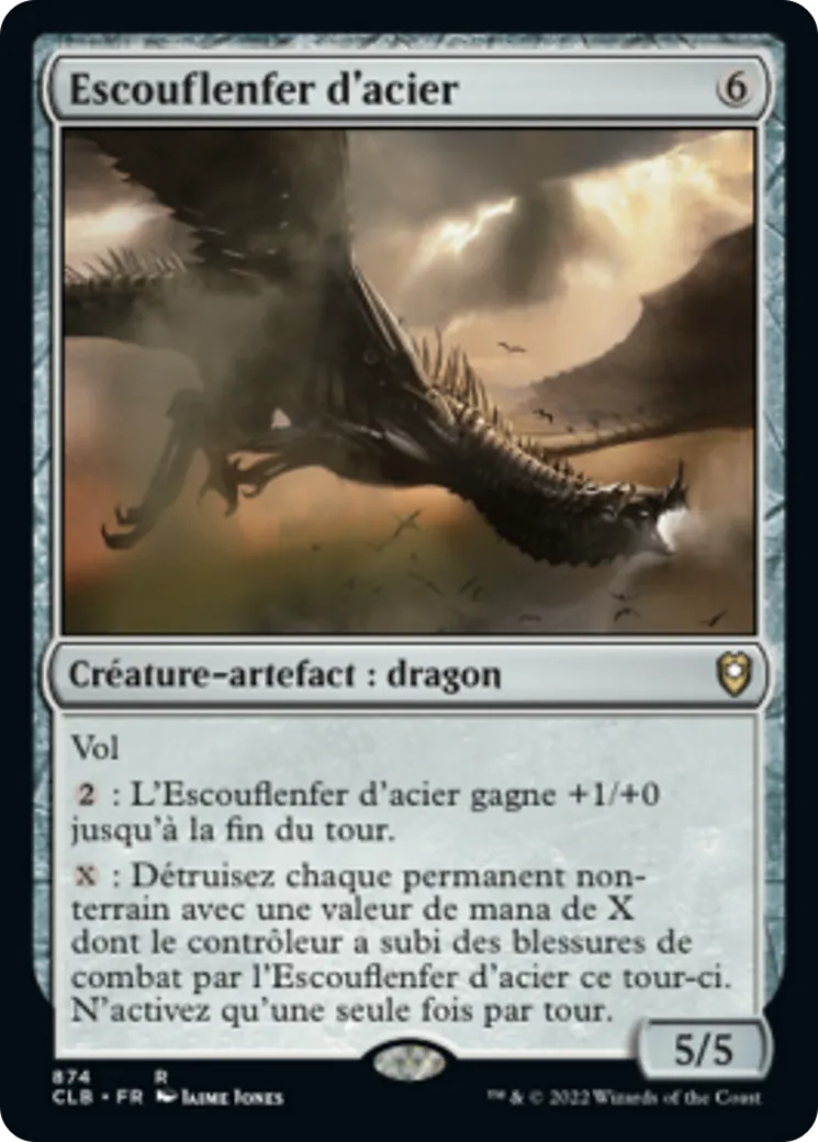 Escouflenfer d'acier — Commander Legends: Battle for Baldur's Gate — Magic: The Gathering