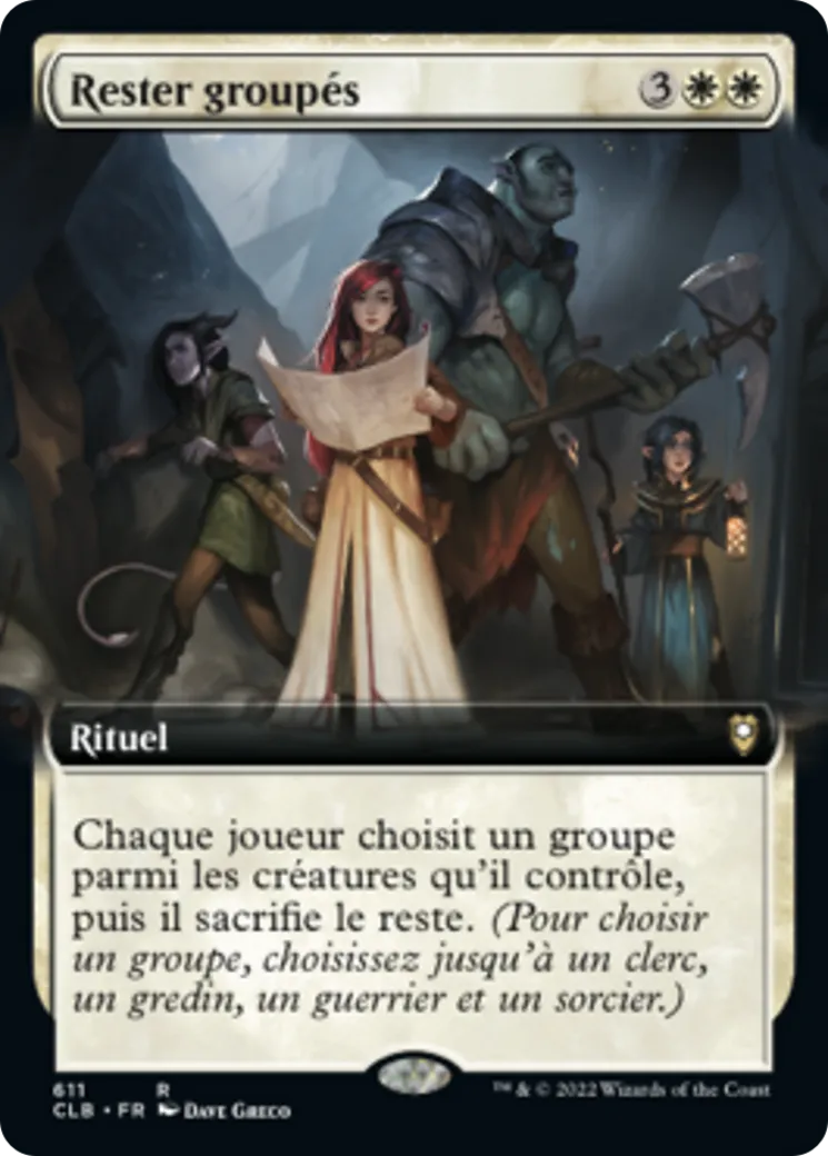 Rester groupés — Commander Legends: Battle for Baldur's Gate — Magic: The Gathering