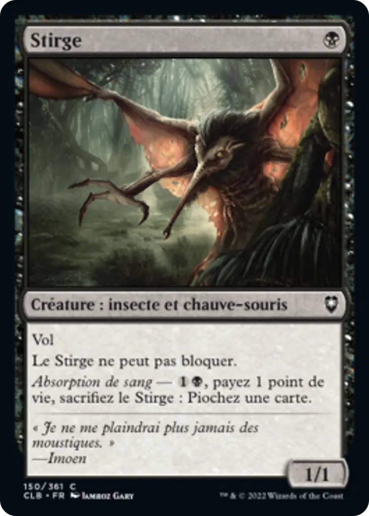 Stirge — Commander Legends: Battle for Baldur's Gate — Magic: The Gathering