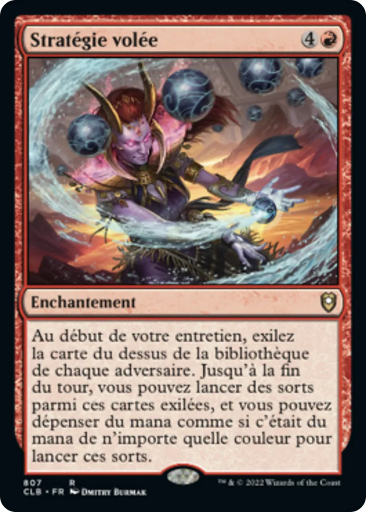 Stratégie volée — Commander Legends: Battle for Baldur's Gate — Magic: The Gathering