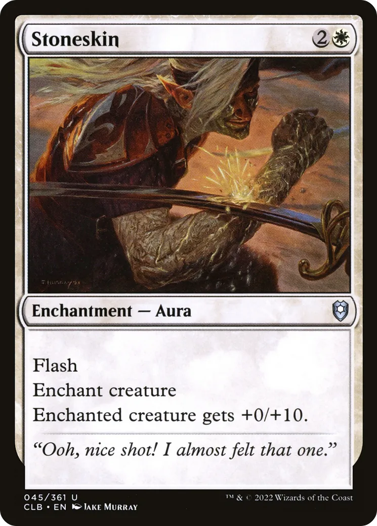 Stoneskin — Commander Legends: Battle for Baldur's Gate — Magic: The Gathering