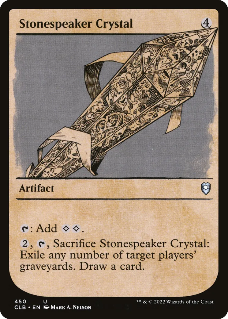 Stonespeaker Crystal from Commander Legends: Battle for Baldur's Gate - Magic: The Gathering