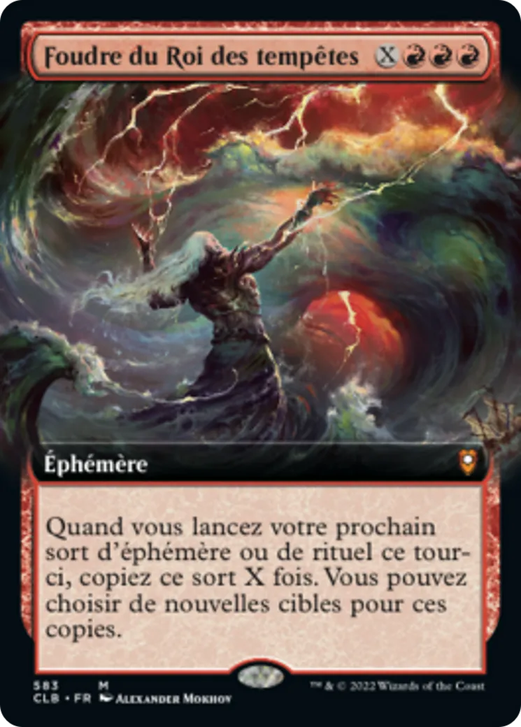 Foudre du Roi des tempêtes — Commander Legends: Battle for Baldur's Gate — Magic: The Gathering