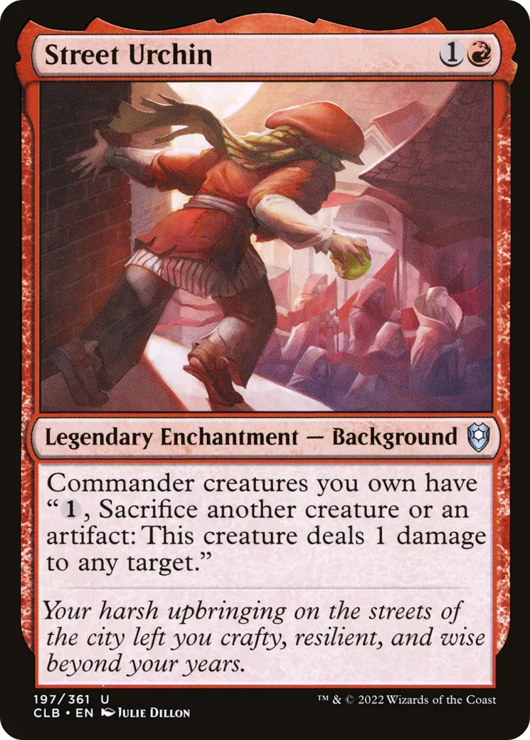 Street Urchin — Commander Legends: Battle for Baldur's Gate — Magic: The Gathering