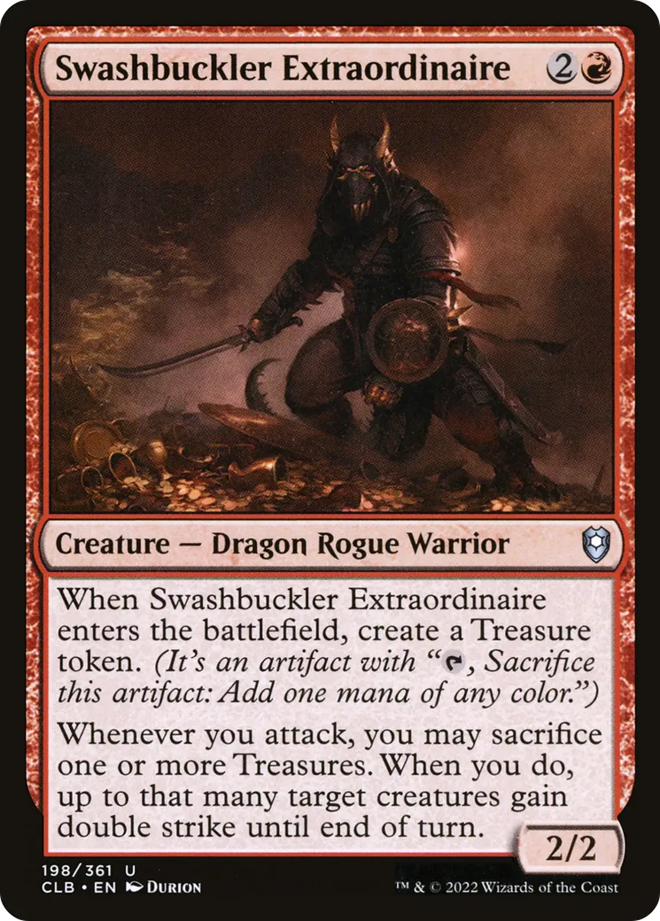 Swashbuckler Extraordinaire — Commander Legends: Battle for Baldur's Gate — Magic: The Gathering
