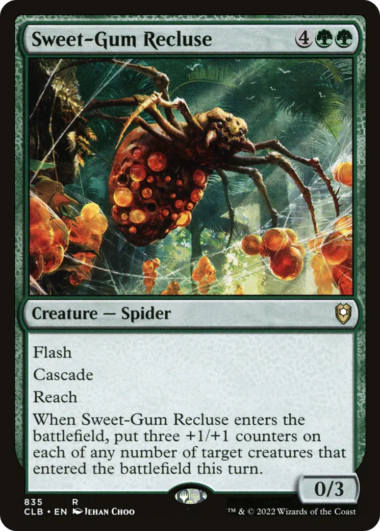 Sweet-Gum Recluse — Commander Legends: Battle for Baldur's Gate — Magic: The Gathering