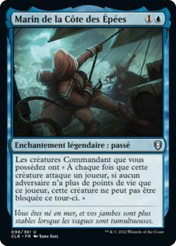 Marin de la Côte des Épées — Commander Legends: Battle for Baldur's Gate — Magic: The Gathering