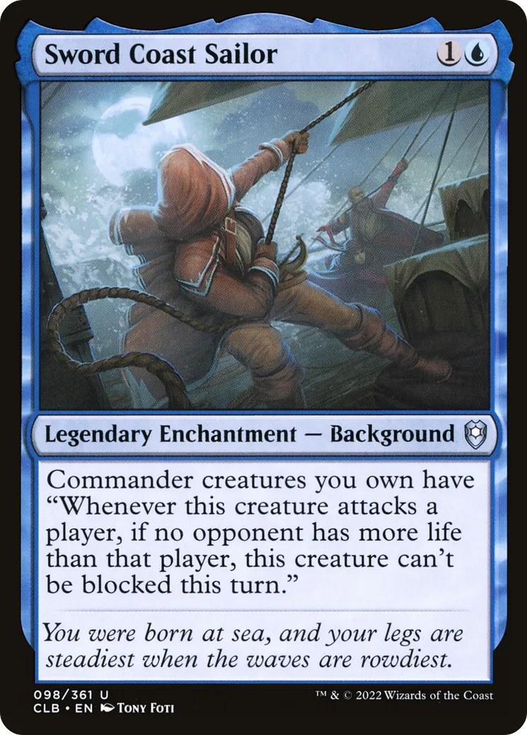 Sword Coast Sailor from Commander Legends: Battle for Baldur's Gate - Magic: The Gathering