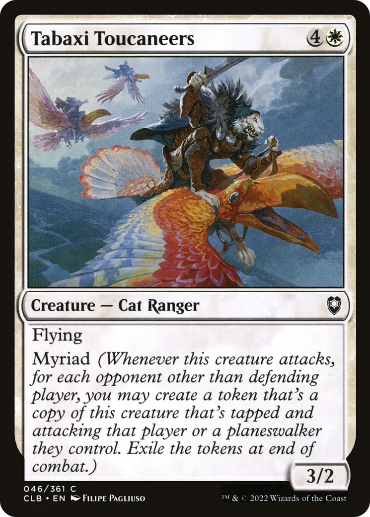 Toucaniers tabaxi — Commander Legends: Battle for Baldur's Gate — Magic: The Gathering