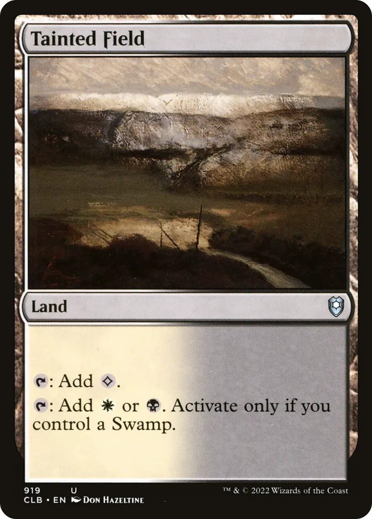 Tainted Field — Commander Legends: Battle for Baldur's Gate — Magic: The Gathering