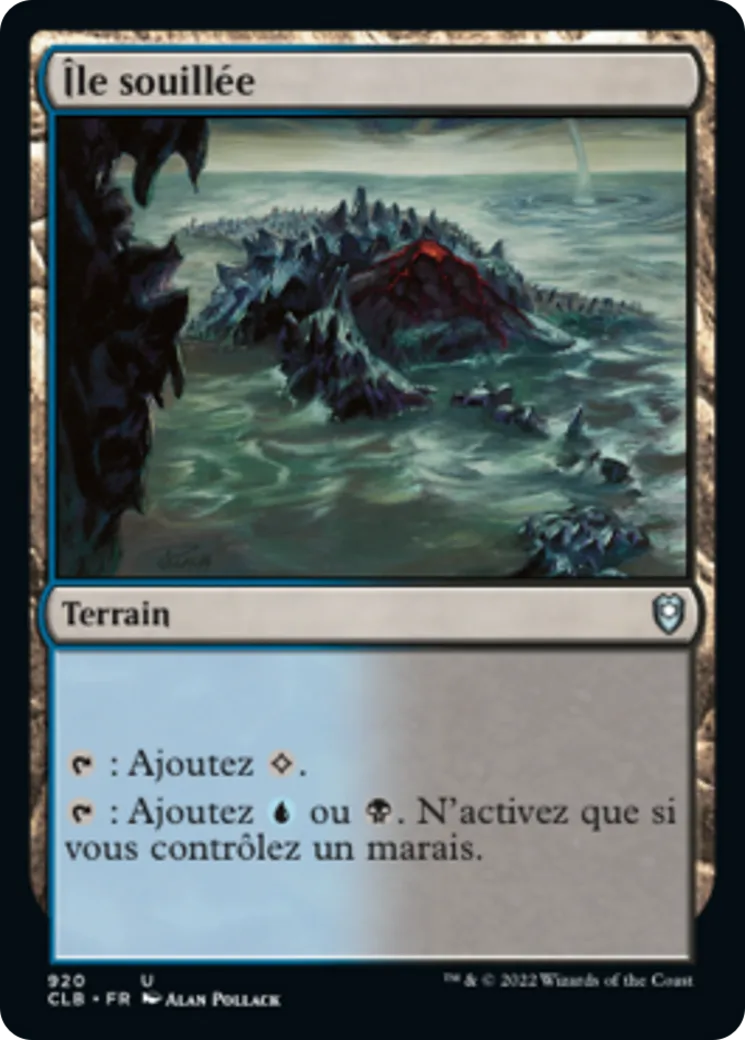 Île souillée — Commander Legends: Battle for Baldur's Gate — Magic: The Gathering