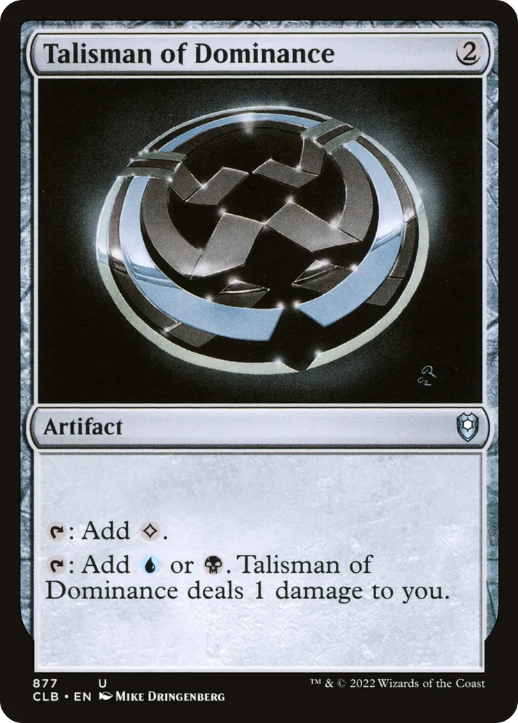 Talisman of Dominance — Commander Legends: Battle for Baldur's Gate — Magic: The Gathering
